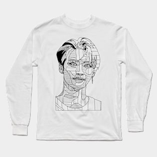 Seongwha line-shaded Long Sleeve T-Shirt